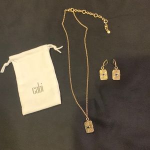 CAbi Diary Locket and Diary Earrings.  Items 2197 and 2198.
